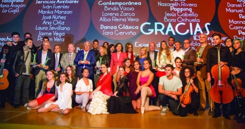 Participamos en la entrega de premios “Flamenco en el Aula 2014-15”